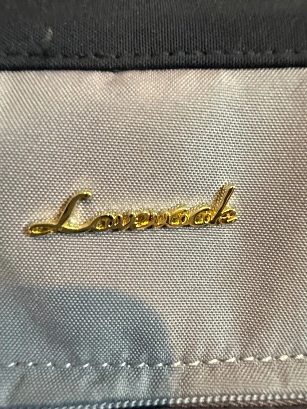 Lavanda Navy and Light Gray Women's Backpack with Removable Strap